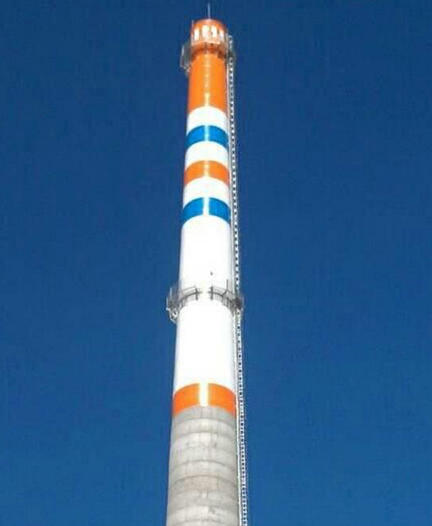 煙囪刷涂料粉刷